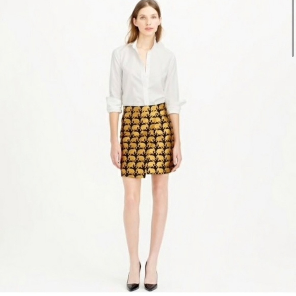 J Crew Elephant skirt